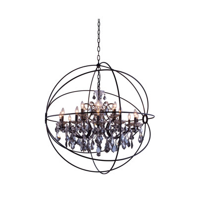 Svante 18 - Light Dimmable Globe Chandelier