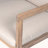 Outdoor Acacia Wood Loveseat With Coffee Table Light Teak Frame Beige Cushion