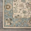Tapis oriental en laine ivoire / bleu Crownover-560585796