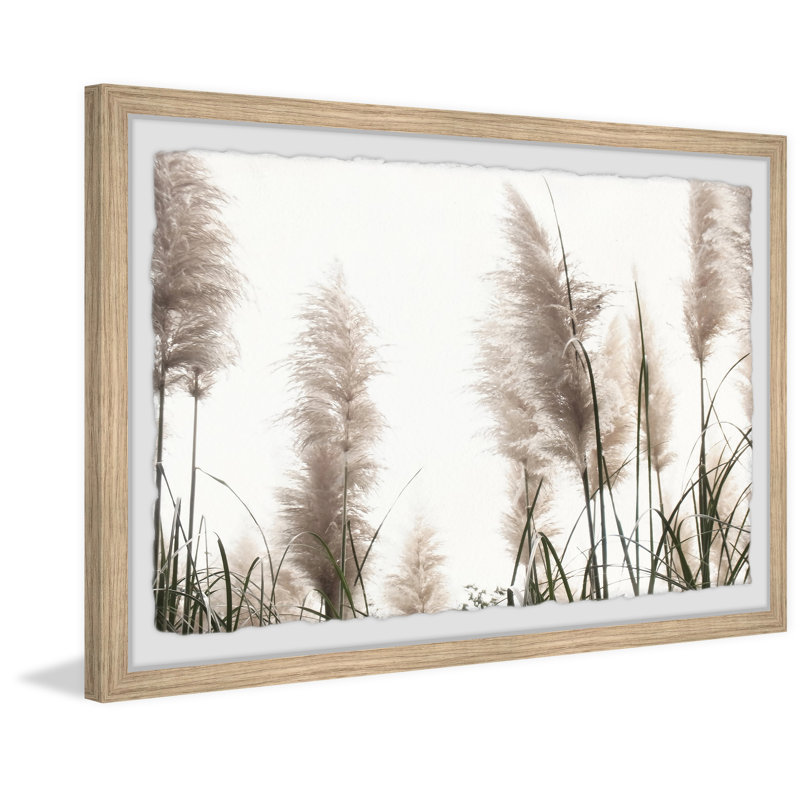 Feathered Grass - Single Picture Frame Painting, 41 cm H x 61 cm W