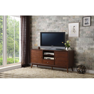 Meuble télé 1Pc avec armoires de rangement à tiroir brun