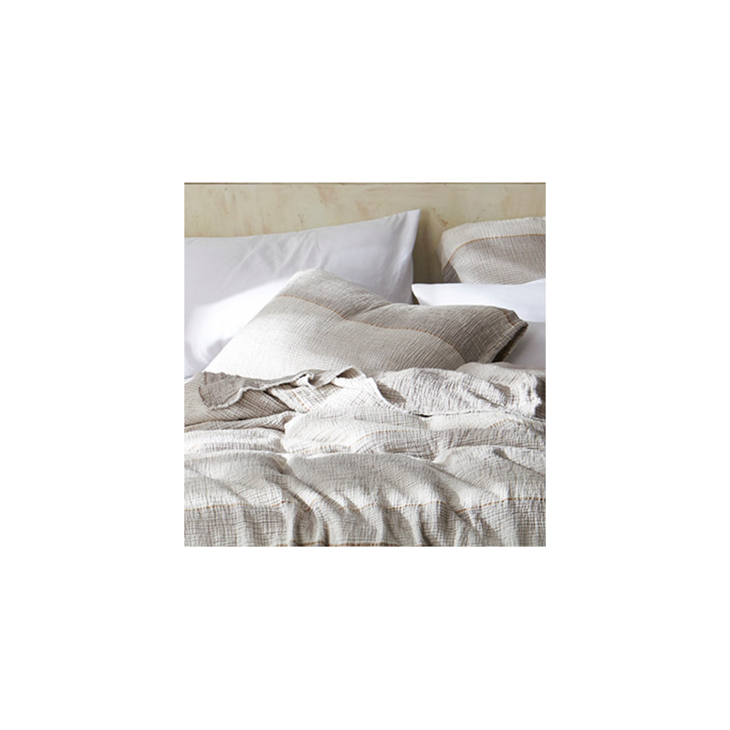  100% Cotton Envelope Sham, Standard, Gray