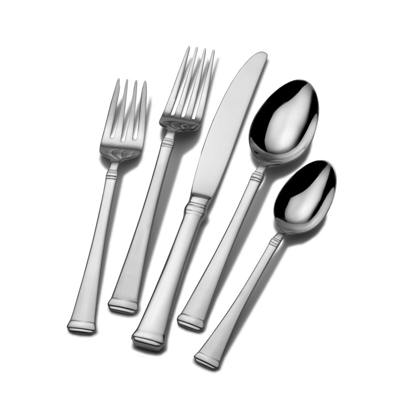 Harmony 45-Piece 18/10 Stainless Steel Flatware Set, Service for 8