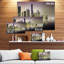 « miami-night night panorama », impression sur toile tendue-19412970