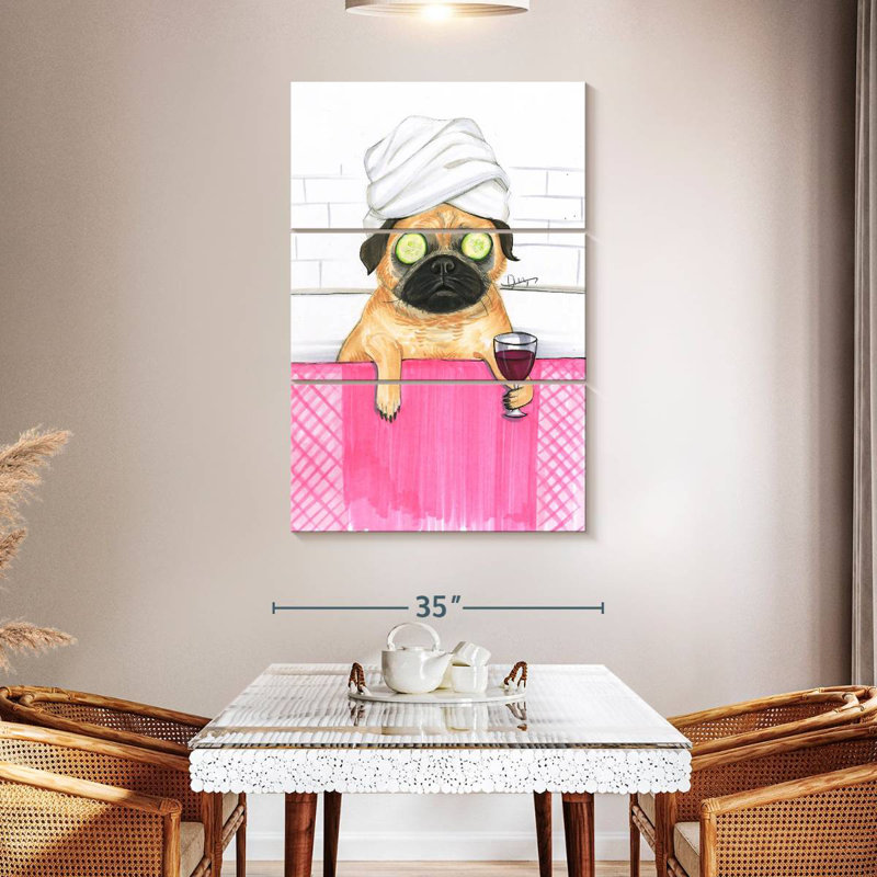 Bain Ketti Pug, H 50 po x l 32 po