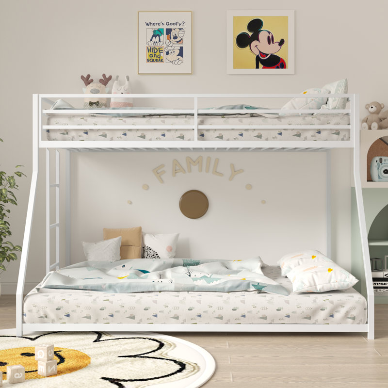 Lit superposé standard Ashaya, Blanc, Jumeaux sur complet
