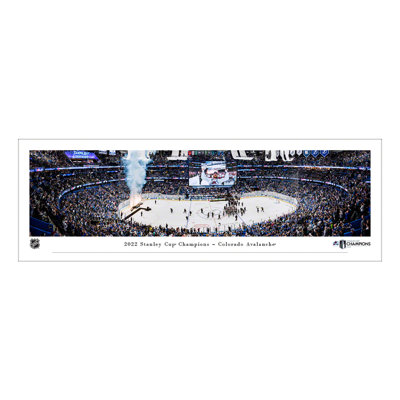 Colorado Avalanche, 2022 Stanley Cup Champions Panoramic Print