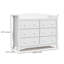 Commode double à 6 tiroirs Avalon-12496860