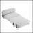 Latina Indoor Foldable Bean Bag Lounge Chair, Light Gray, Comfortable And Versatile For Small Spaces