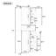 Armoire de rangement pour salle de bain avec espace de rangement multifonctionnel, tiroir avec glissières, tablette réglable-1427004813