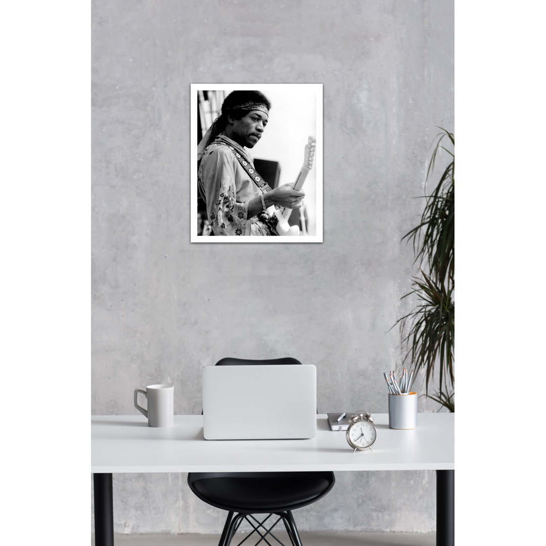 Ted Kessel " Jimi Hendrix Performing At The Newport Jazz Festival " by Ted Kessel Globe Photos Entertainment & Media