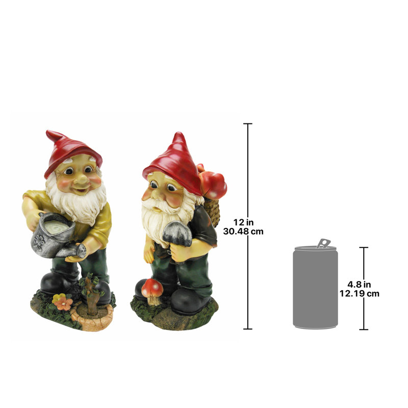 Ensemble de 2 statues Gulliver et Mushroonie