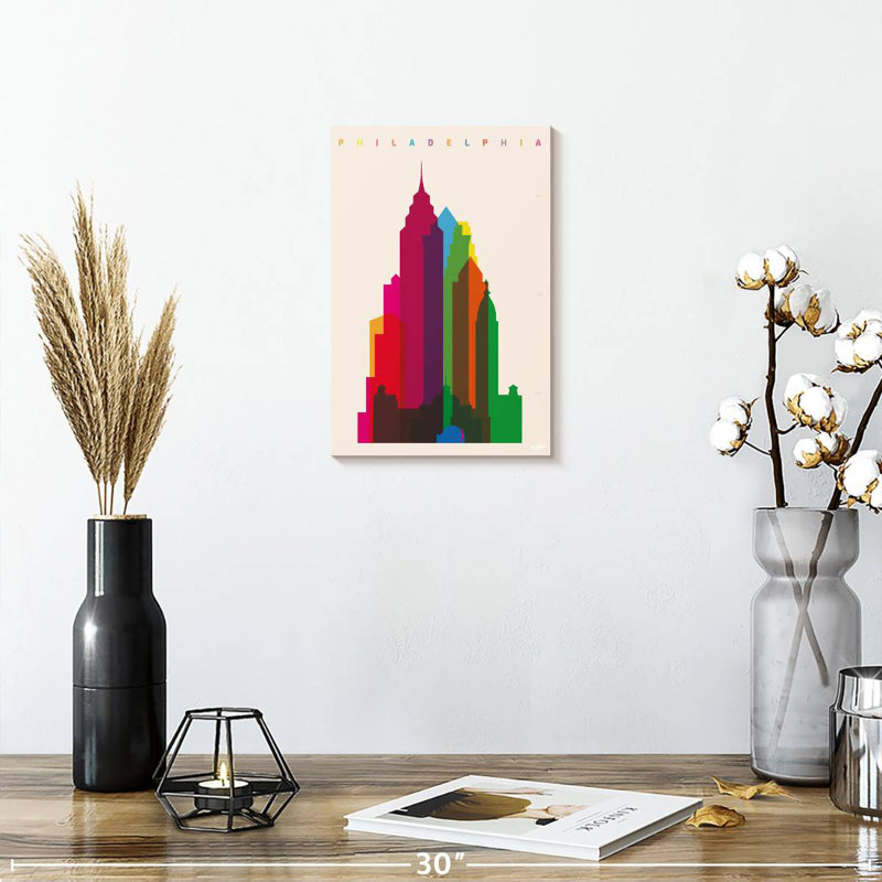 Aime Vibrant Philadelphia, 12" H x 8" W