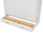 Lit double beige avec 2 tiroirs, bois de pin de haute qualité et conception pliante peu encombrante pour un coin bureau robuste, petite chambre