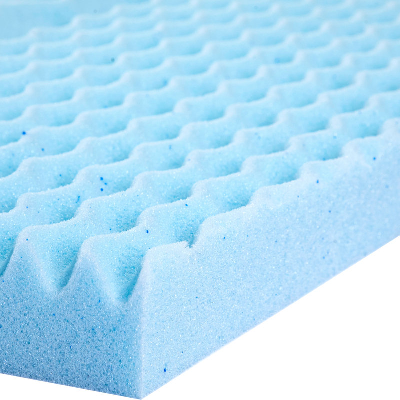 Shardia Cooling Gel Infused 5-Zone Memory Foam Mattress Topper with CertiPUR-US Certified Foam, California King