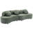 Velvet Sectional Symmetrical-1010770238