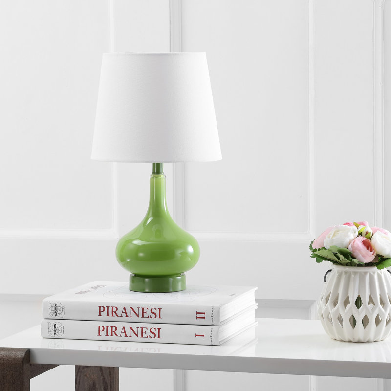 Mikac Glass Table Lamp, Green