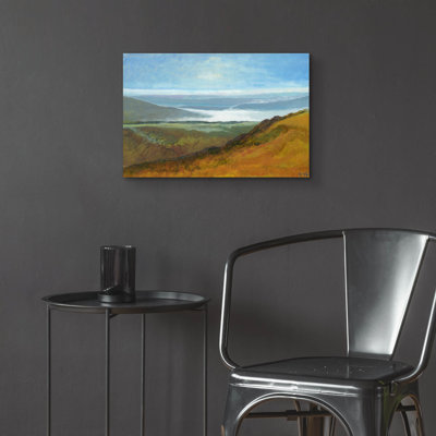  «So Hot You Can See The Fog» par Dita Jacobovitz, art mural en verre acrylique, 24 po x 16 po