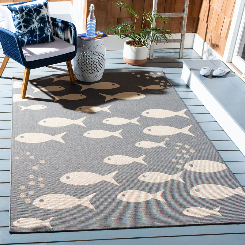 Tapis d'intérieur / extérieur Madhu Performance, Rectangle 6 pi 7 po x 9 pi 6 po
