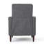 Fauteuil inclinable manuel capitonné à boutons-1752337407