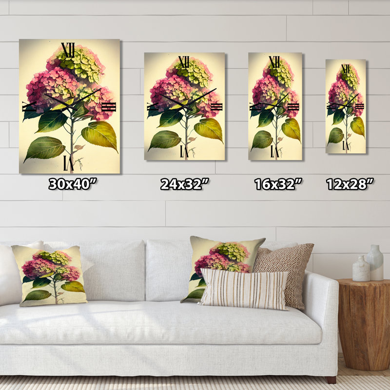 Jerem - Horloges murales florales, Petit