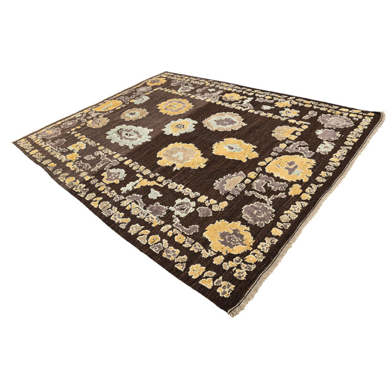 Tapis brun foncé Pursley