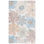Jardin 806 laine touffetée à la main à 80%; Tapis floral 20% coton