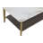 Stylish Rectangular Coffee Table with Open Storage and Durable Metal Frame for Modern Living Rooms