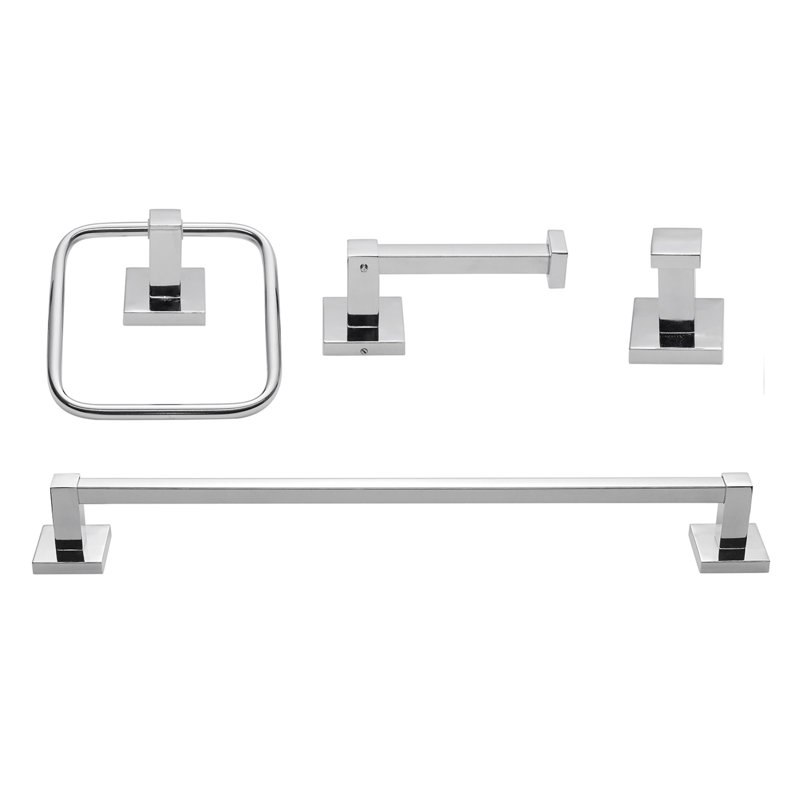 Heuraux 4 - Piece Bathroom Hardware Set