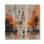Paysage de sagesse de Vienne II - reproduction industrielle de bois orange sur bois de pin naturel-593860981