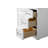 Tiosha 36" Single Bathroom Vanity In White With Engineered Stone Top