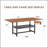 A 71 * 35.4 Inch Dining Table With A Tabletop Cleverly Pieced Together By Four Walnut Textured MDF Boards. The Desktop Has A 43.3 * 19.7 Storage Platform. Very Suitable For Family Gatherings,Etc-249118917