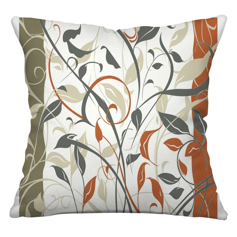 Coussin Floral, H 26 po x l 26 po