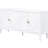White Retro Sideboard With Design, Adds A Unique Touch To Your Living Area Stylish Sideboard, Fashionable Element Home Storage-951114372