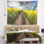 Tapisserie panorama paysager au-dessus de canola-28497632