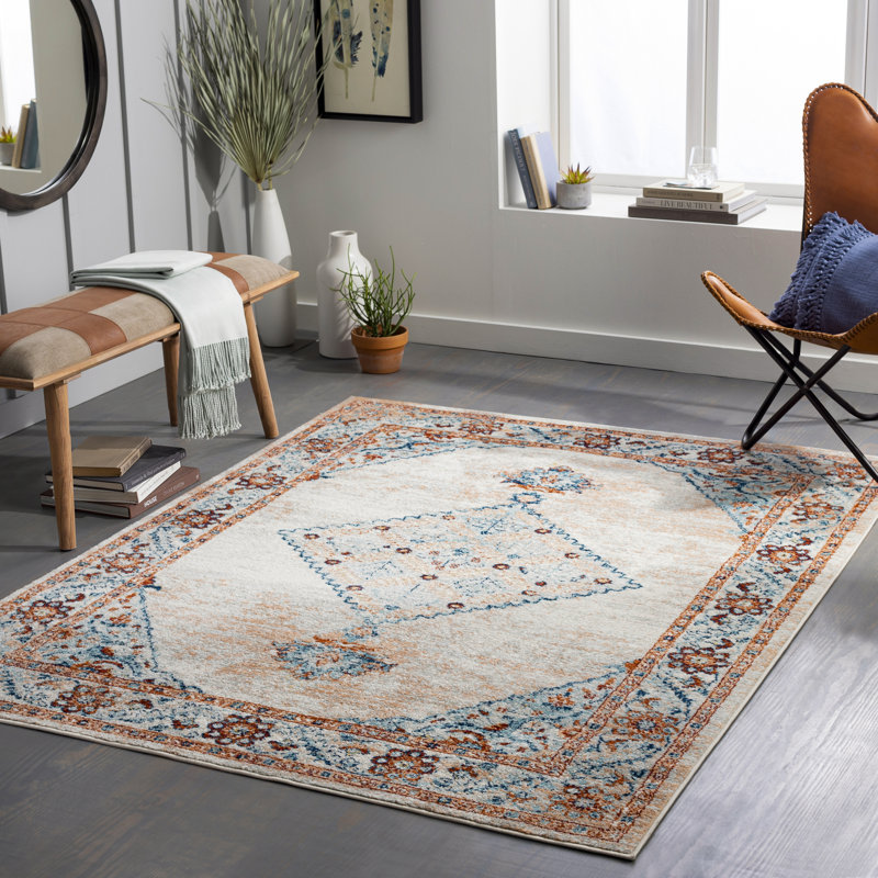 Aldusa Oriental Indoor Rug, Rectangle 5'3" x 7'