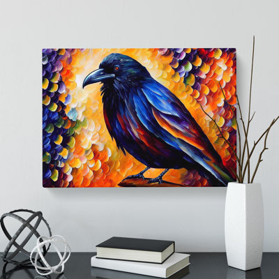 Raven Bird Vol.5 Abstract - Wrapped Canvas