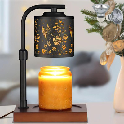 Candle Warmer Lamp With Adjustable Height Dimmable For New Home Decor Electric Candle Warmer For Jar Candles.(Hummingbird)