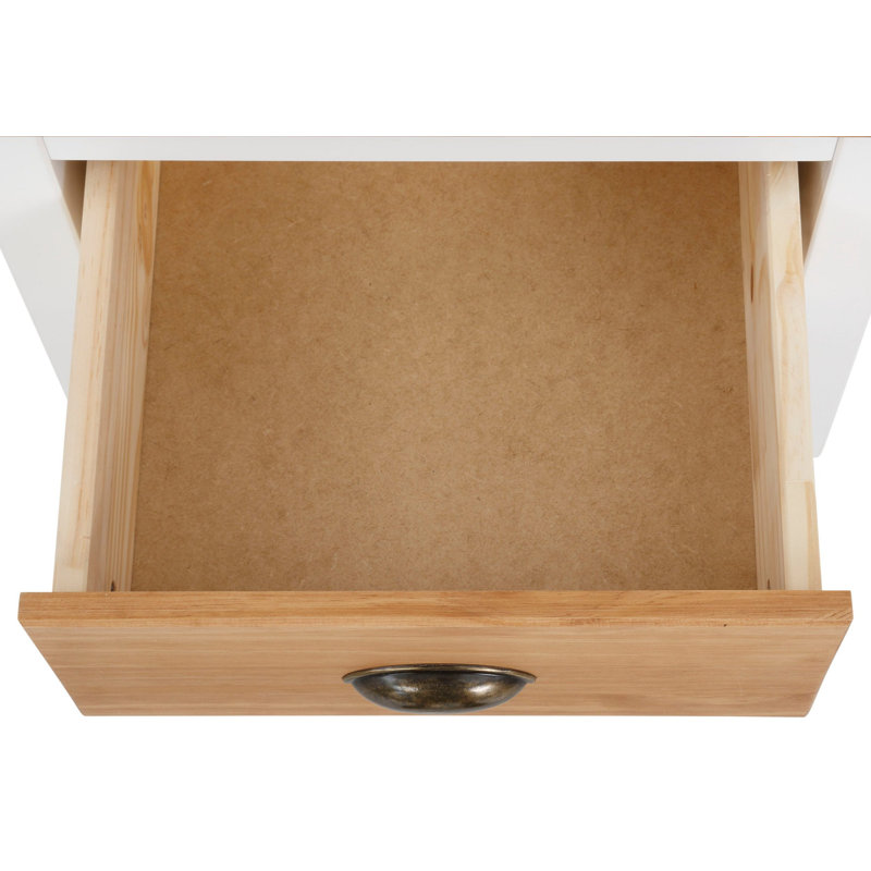 Geno Solid Wood 34cm W 4 - Drawer Chest of Drawers