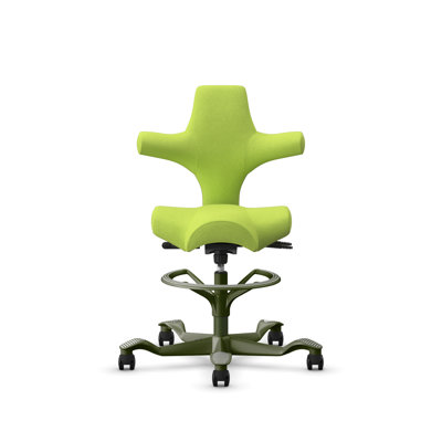 Fauteuil réglable en hauteur avec repose-pieds HœG Capisco