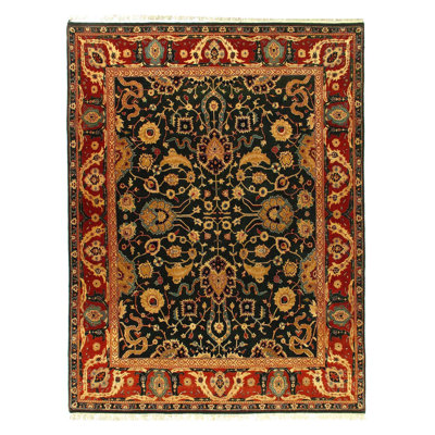 Oriental Area Rug in Green