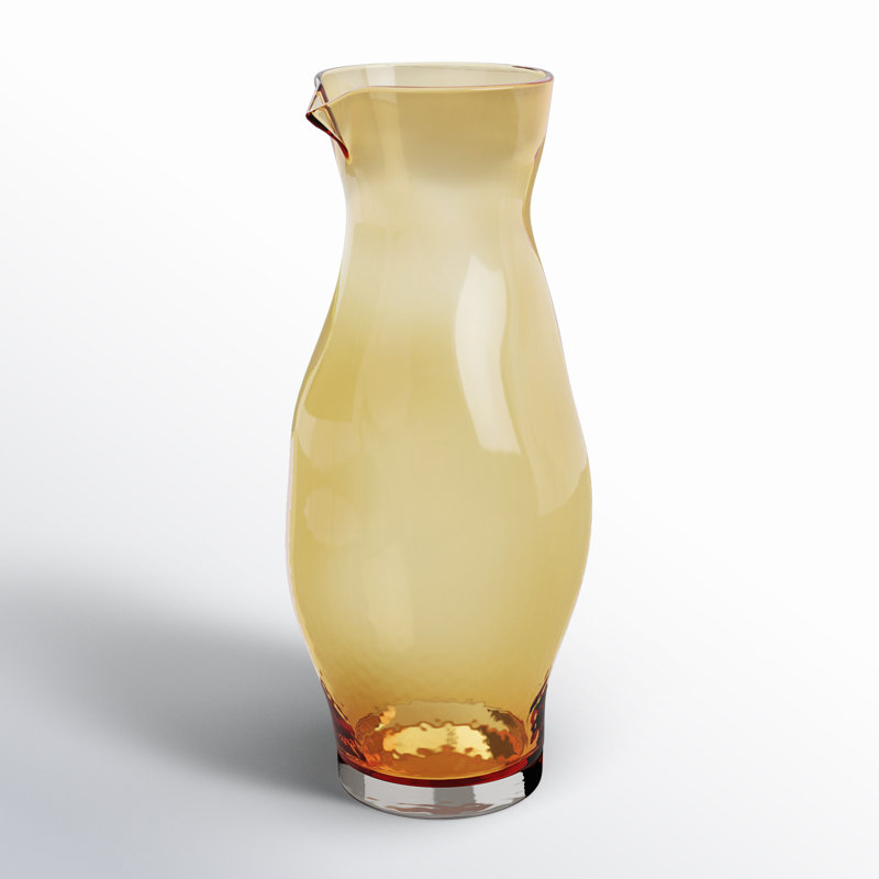 Arkwright Glass Pitcher, Amber