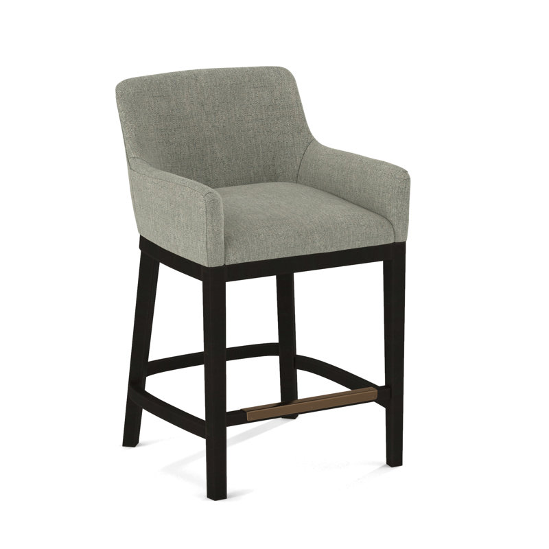 Upholstered Stool, Espresso, 61606-88