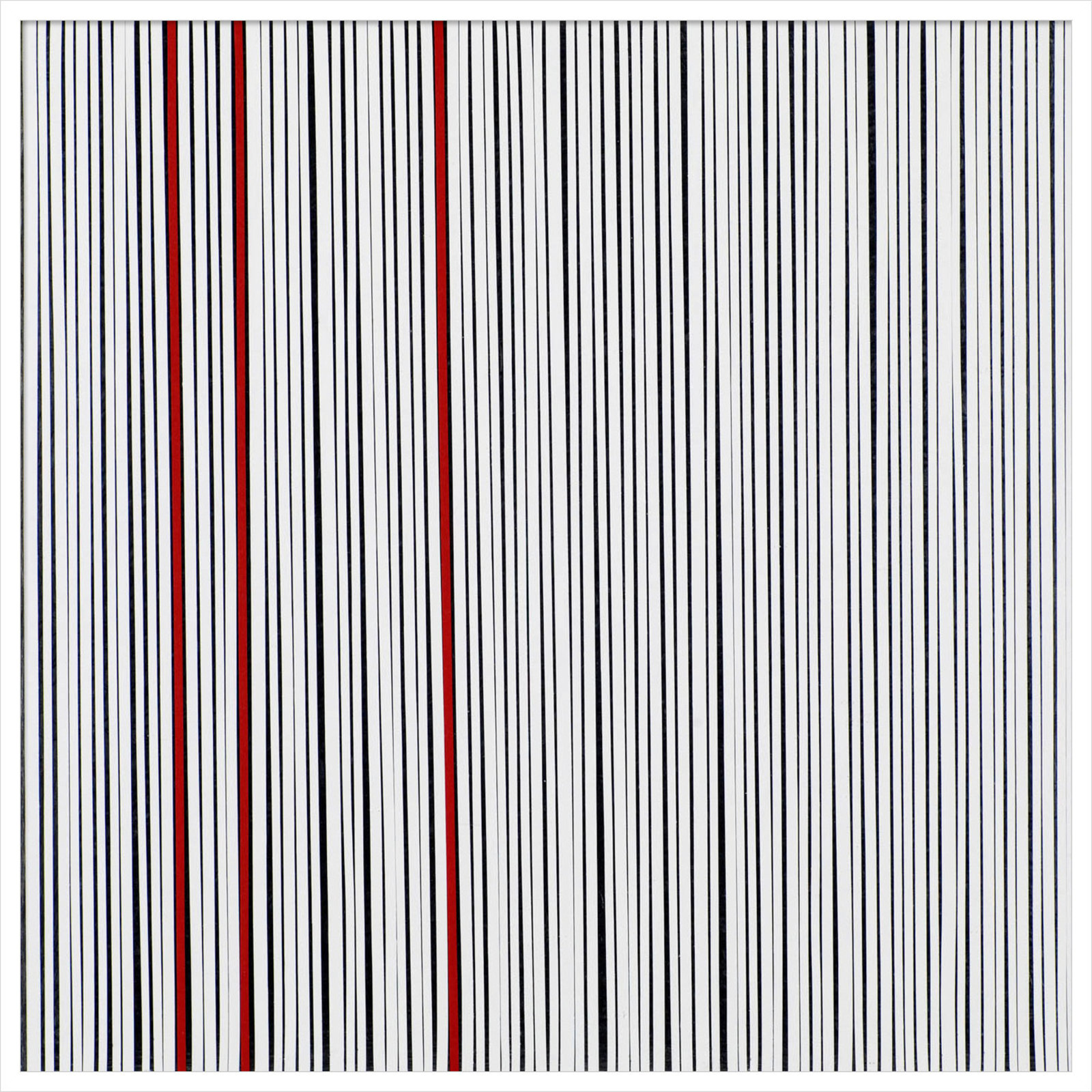 Mostly White by Alex Dunn, White, 41" H x 41" W x 1" D