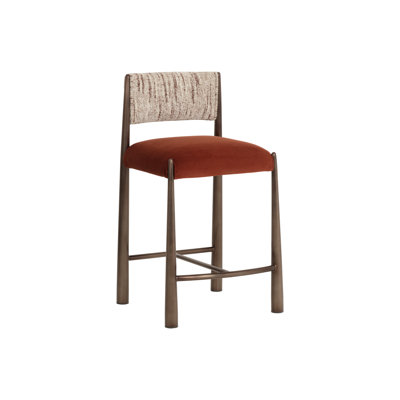 TABOURET DE COMPTOIR BAYARD - BRONZE FONCÉ - RUST MEG / NUTMEG