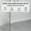  Wall Mounted Shower Drain Silver Stainless Steel 304 Bathroom Drainage