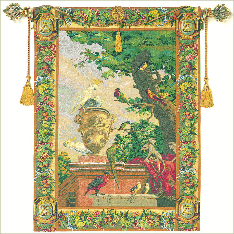 Loom Woven Blended Fabric Tapestry