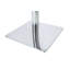 Amie-Lee Glass Top Metal Base Dining Table