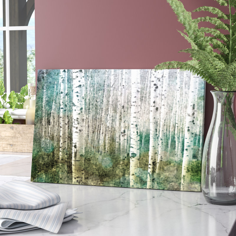 Reproduction de photographie sur toile tendue, « Aspen Green » par Parvez Taj, H 12 po x l 18 po