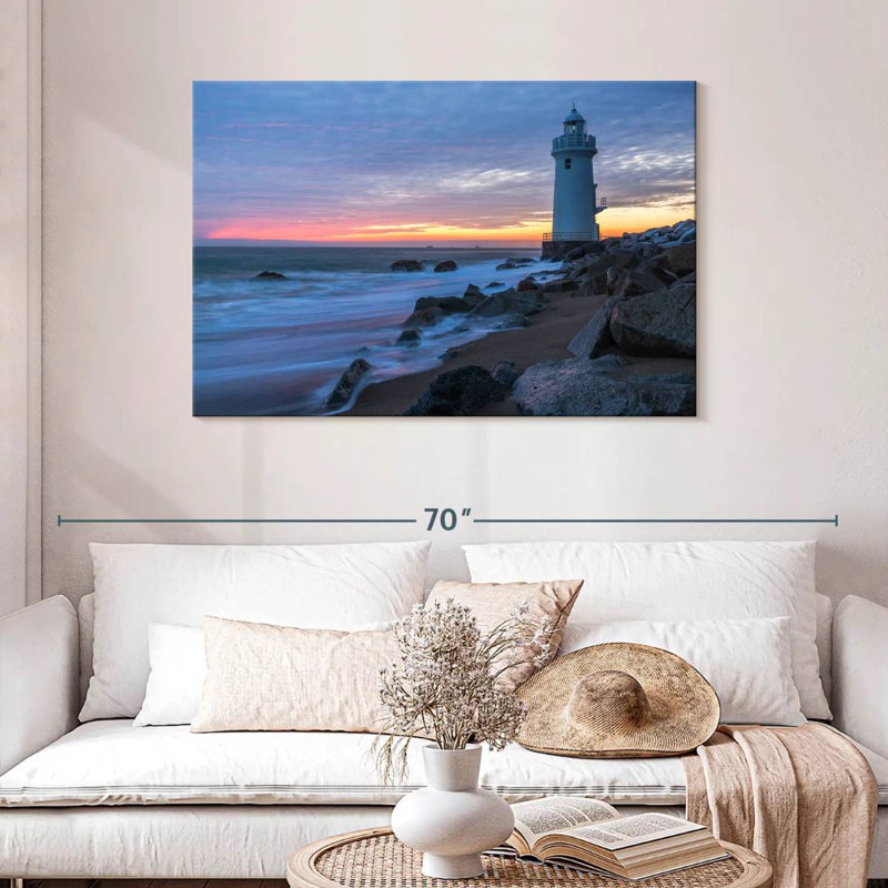 Paysage de phare Aletra, H 30 po x l 45 po